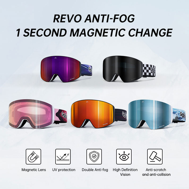 Magnetische skibril eprolo