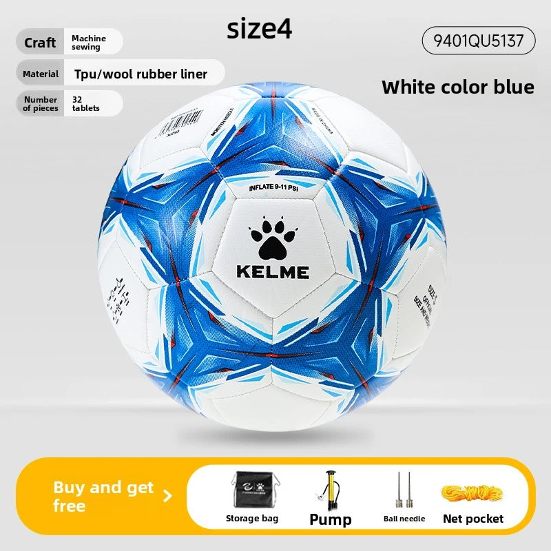 KELME Professionele Voetbal - Trainingsbal Maat 4 en 5 AllFourSports