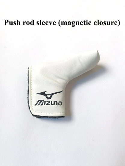 Mizuno Golf Club Covers Premium PU Leather Iron Wood Putter Headcovers Set Unisex Waterproof Protective Gear Accessories AllFourSports