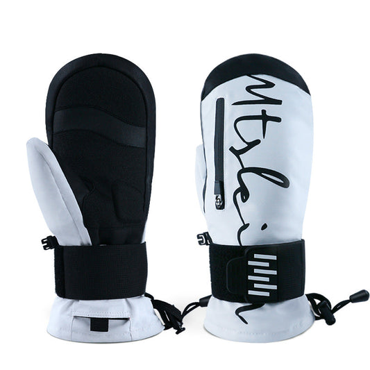 Skihandschoenen zwart-wit eprolo