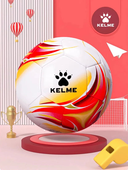 Kelme Standard 5 Soccer Ball School Soccer Ball Wear-resistant Soccer Ball Elastic Indoor High Elasticity Soccer Ball AllFourSports