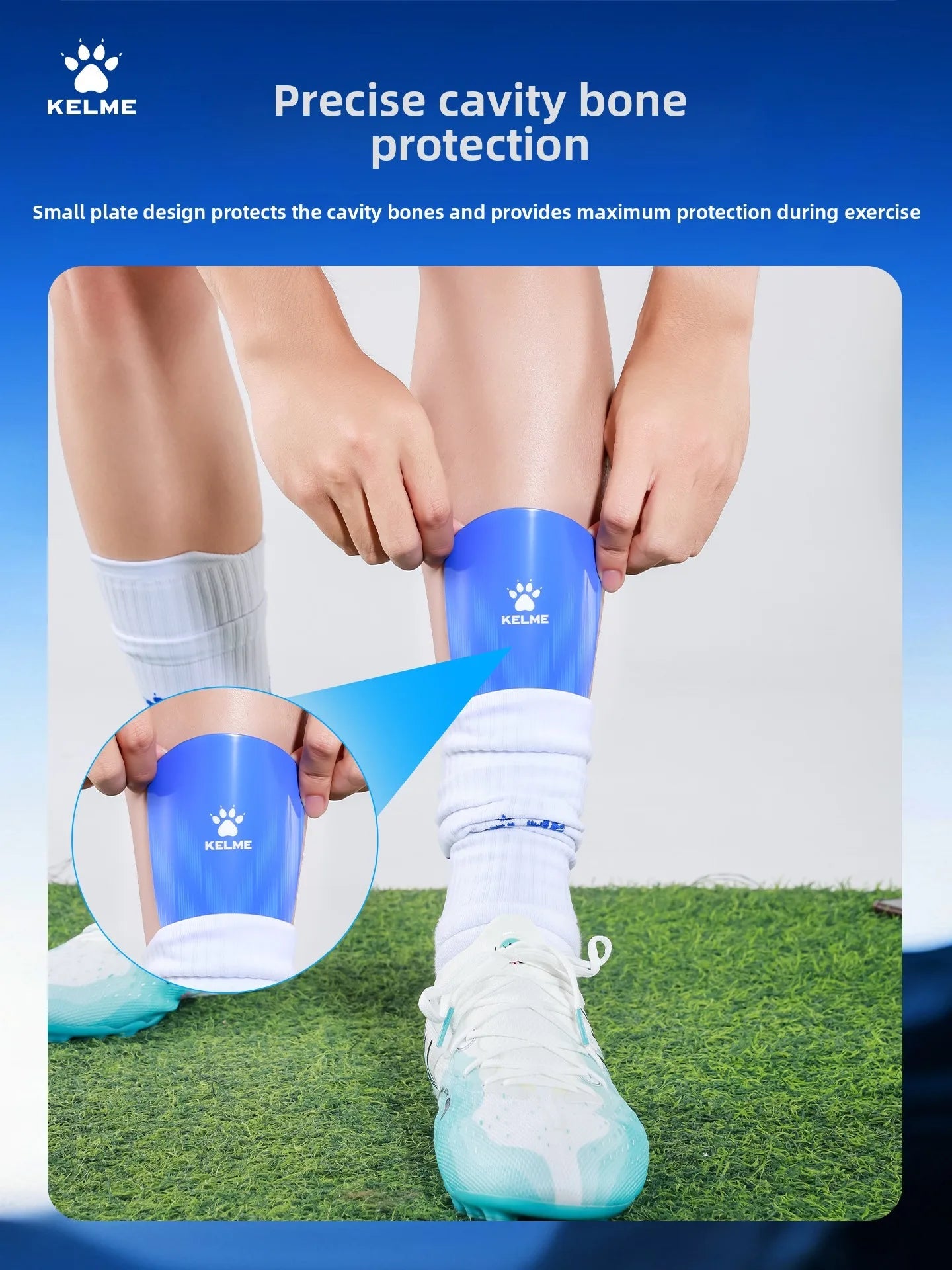 Kelme Children's Football Legboard Adult Match Protective Leg Insertion Training Special Training Equipment AllFourSports
