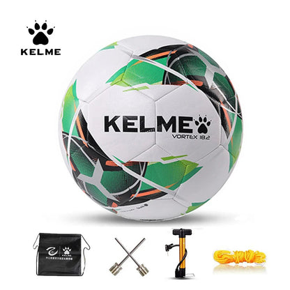 KELME Professional Football Soccer Ball TPU Size 3 Size 4 Size 5 Red Green Goal Team Match Training Balls Machine Sewing 9886130 AllFourSports