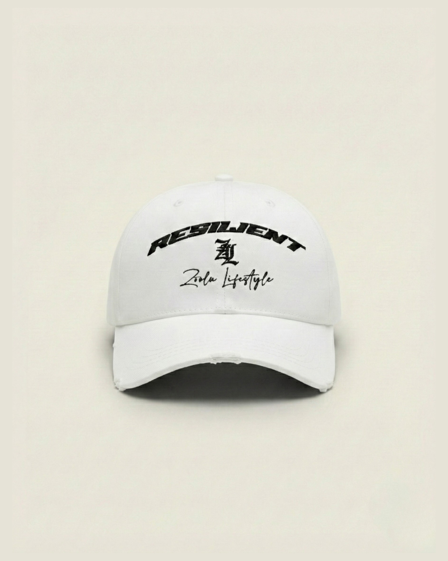 ZOOLU RESILIENT BASEBALL CAP | WHITE Zoolu