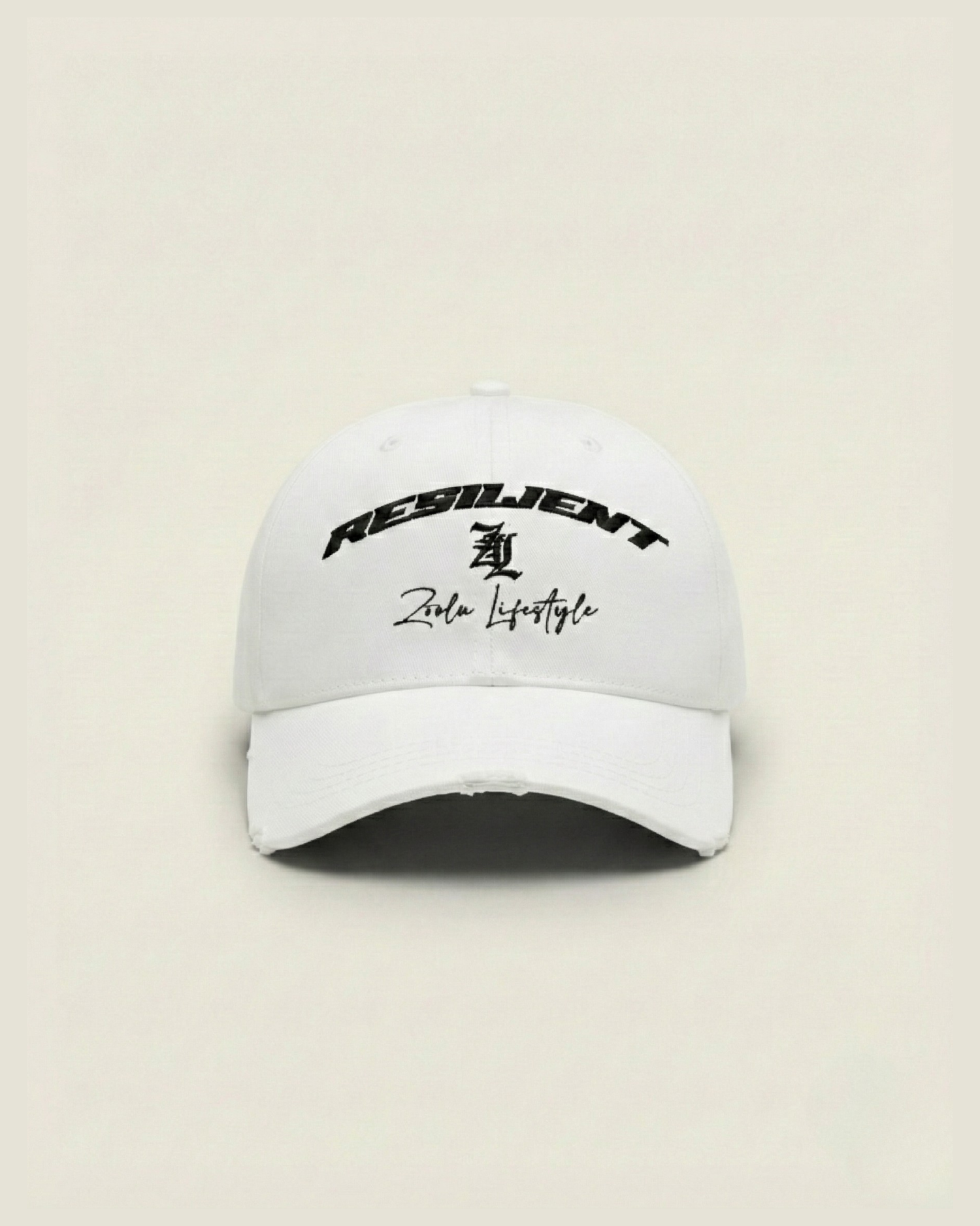 ZOOLU RESILIENT BASEBALL CAP | WHITE Zoolu