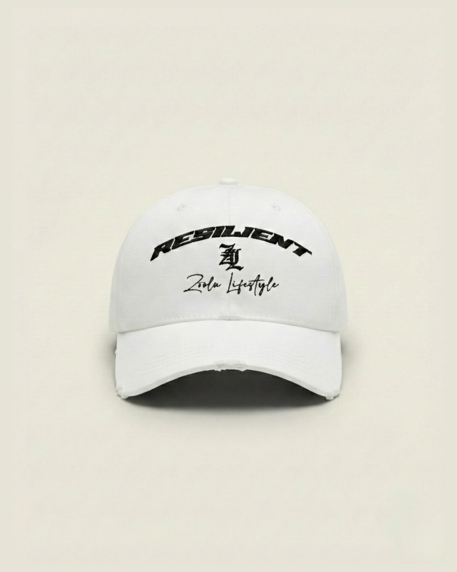 ZOOLU RESILIENT BASEBALL CAP | WHITE Zoolu