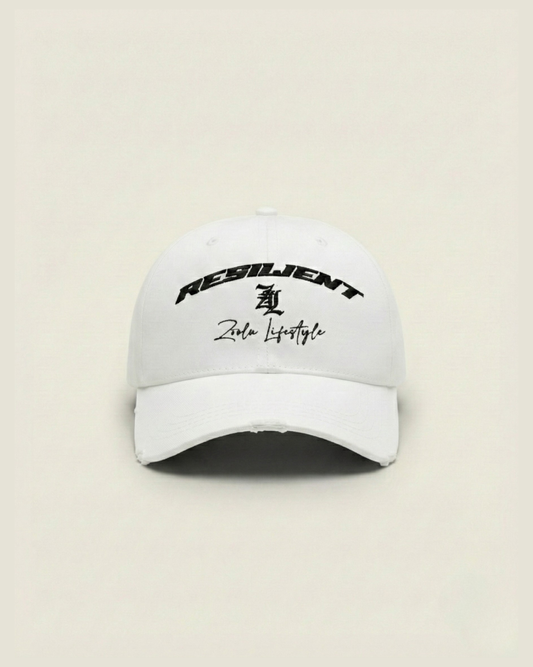 ZOOLU RESILIENT BASEBALL CAP | WHITE Zoolu