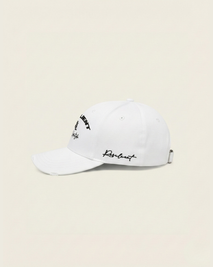 ZOOLU RESILIENT BASEBALL CAP | WHITE Zoolu