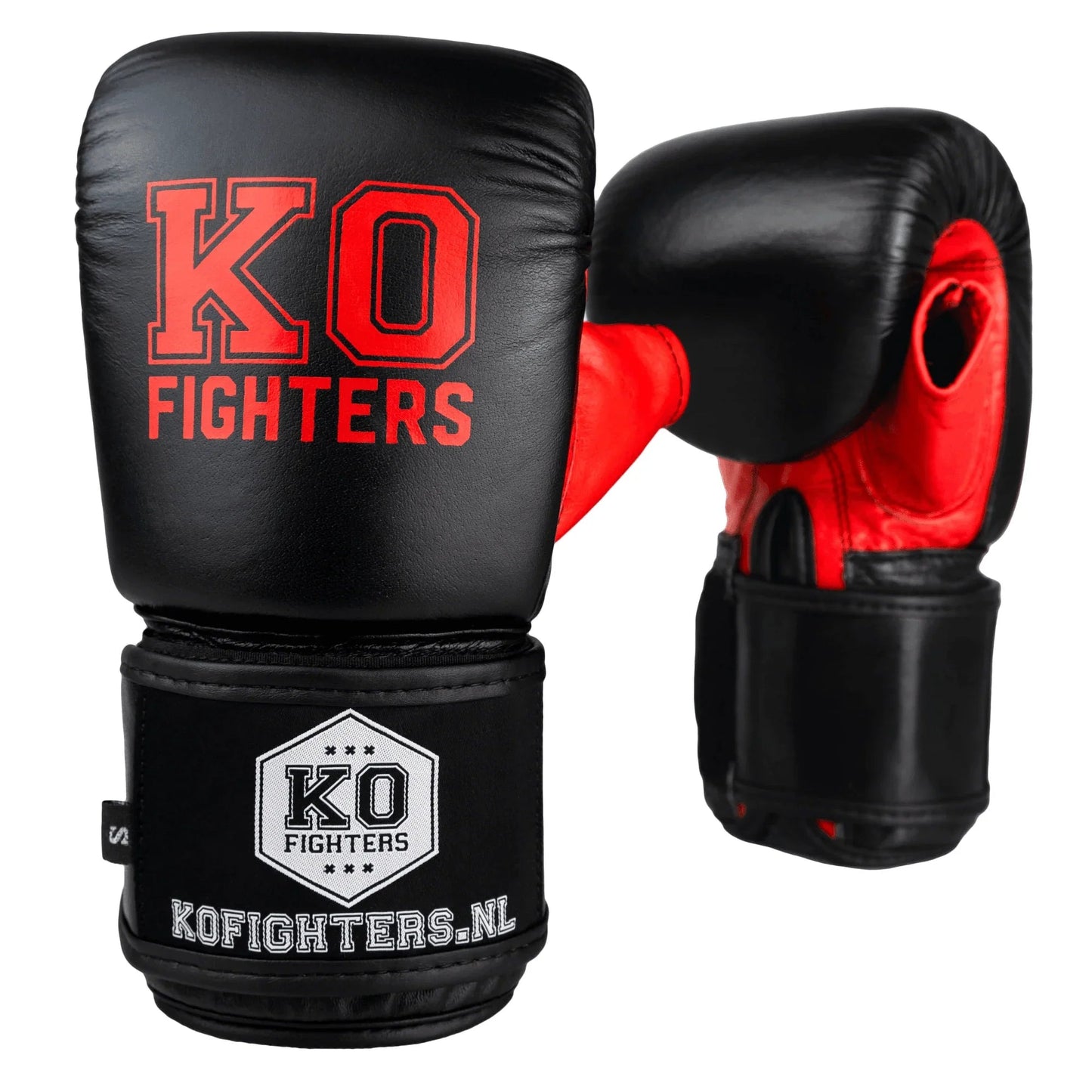 KO Fighters Zakhandschoenen - Premium Leren Bokshandschoenen voor Zaktraining KO Fighters