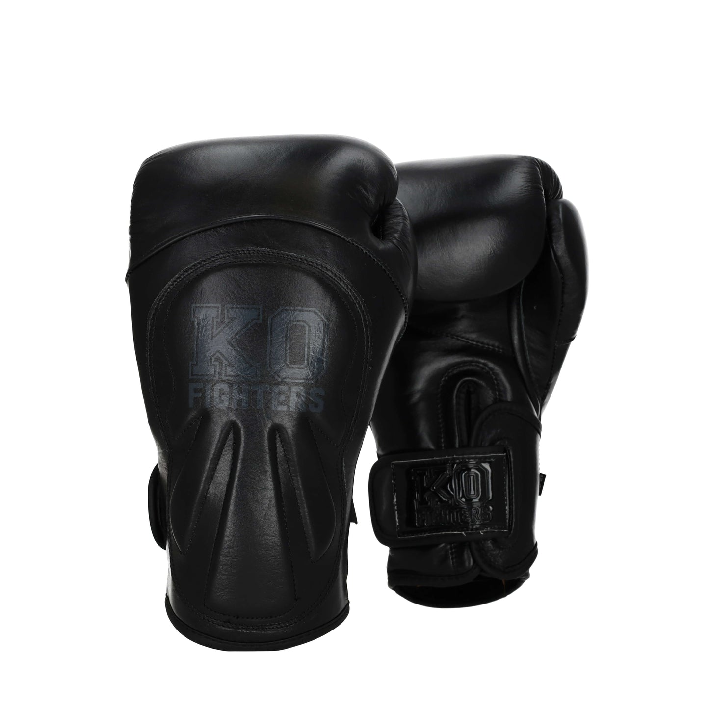 Punch Machine Bokshandschoenen Zwart 2.0 - Premium Leren Handschoenen met Extra Polsbescherming KO Fighters