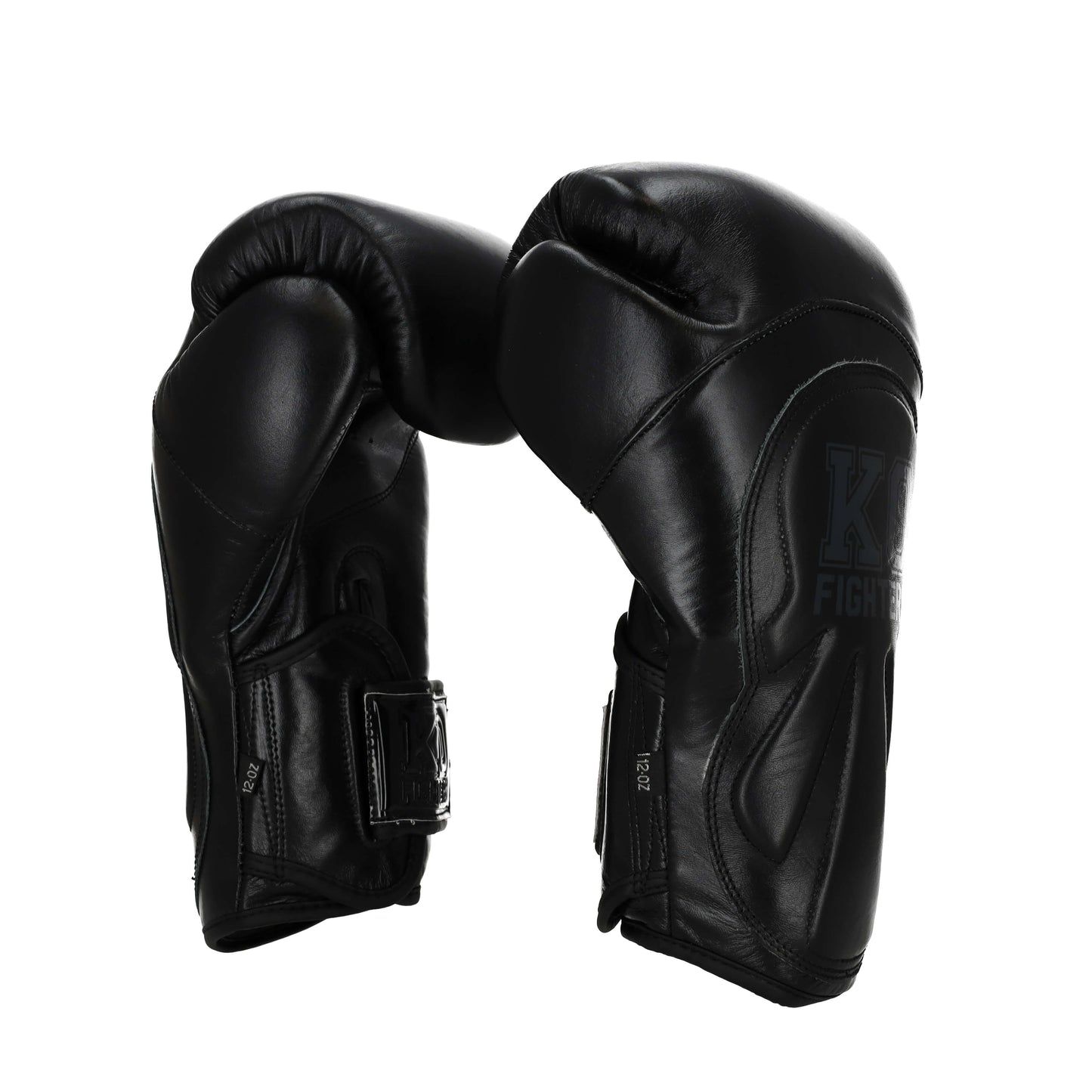 Punch Machine Bokshandschoenen Zwart 2.0 - Premium Leren Handschoenen met Extra Polsbescherming KO Fighters