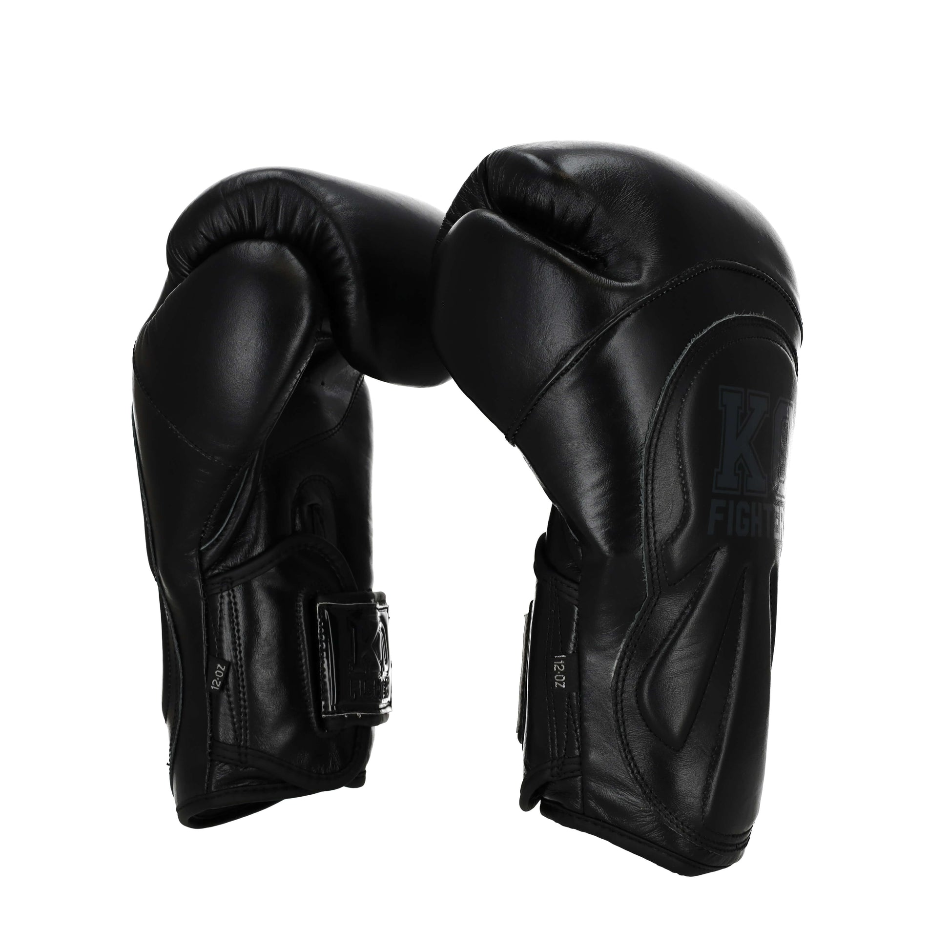 Punch Machine Bokshandschoenen Zwart 2.0 - Premium Leren Handschoenen met Extra Polsbescherming KO Fighters