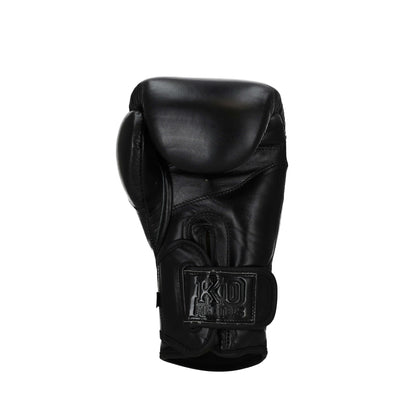 Punch Machine Bokshandschoenen Zwart 2.0 - Premium Leren Handschoenen met Extra Polsbescherming KO Fighters