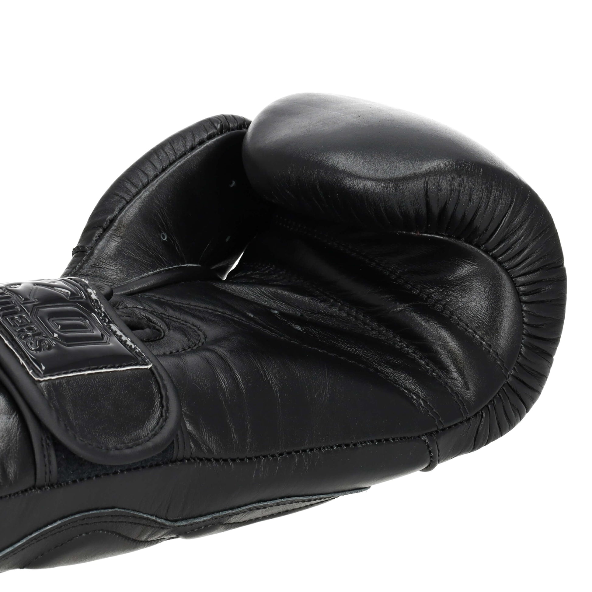 Punch Machine Bokshandschoenen Zwart 2.0 - Premium Leren Handschoenen met Extra Polsbescherming KO Fighters