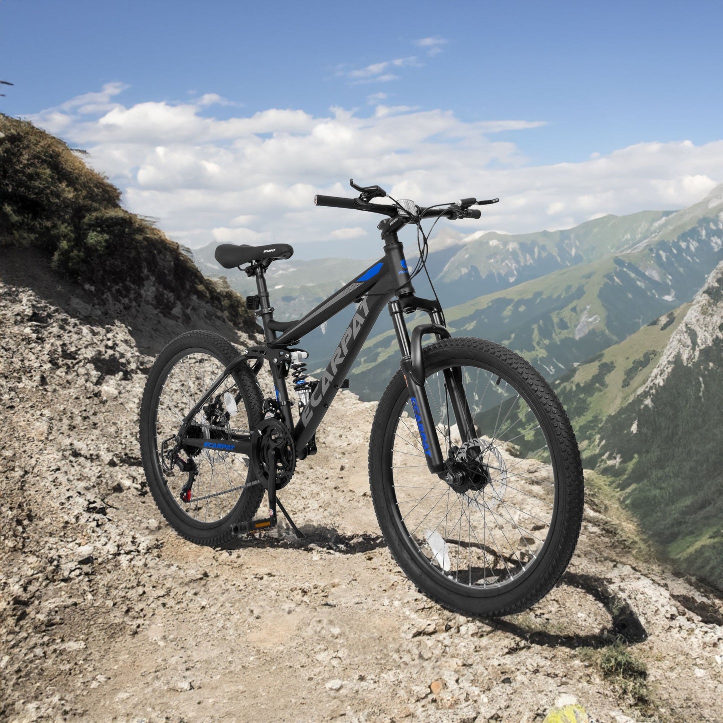 Ecarpat Mountainbike 26 inch - Carbon Stalen Frame met Schijfremmen eprolo