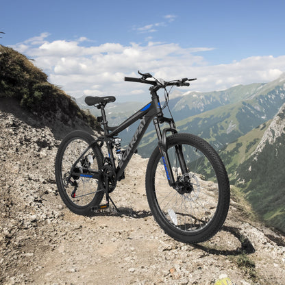 Ecarpat Mountainbike 26 inch - Carbon Stalen Frame met Schijfremmen eprolo