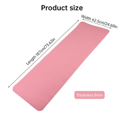 Extra Lange Yogamat 200x80cm - Dikke Fitnessmat 20mm voor Yoga & Pilates eprolo