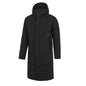 KELME Winter Down Jacket Mens Silver Color Hooded Long  90% White Duck Down Hiking Camping Warm Windproof Sports Coat 8061YR1002 AllFourSports