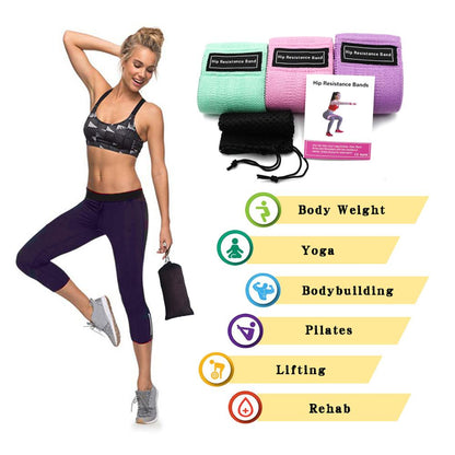 Resistance Bands 3-Piece Set Fitness Rubber Bands Expander Elastic Band For Fitness Elastic Bands Resistance Exercise Equipment eprolo