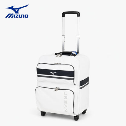Mizuno Women's Rolling Golf Clothing Bag 2026 Premium Wheeled Travel Duffle Large Capacity Grey Suitcase Perfect Gift for Golfer AllFourSports