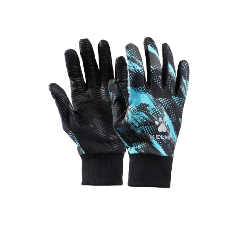 Kelme Camping Climbing Gloves Warm Winter Plus Velvet Cycling Gloves Football Training Touch Screen Cold Protection Gloves AllFourSports