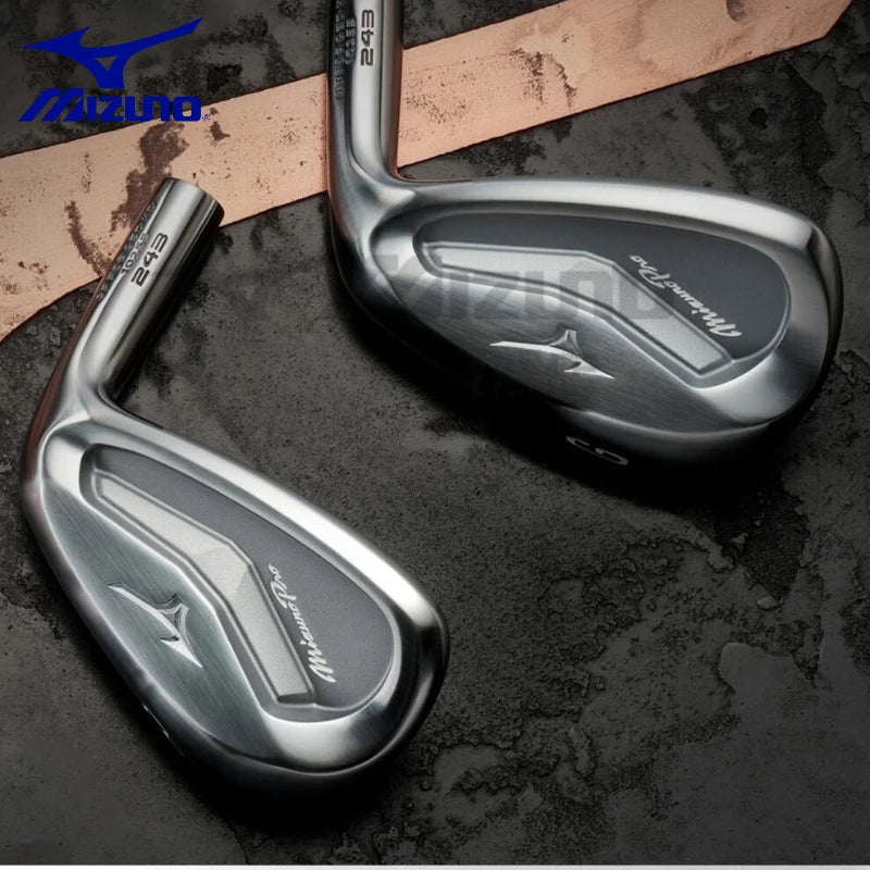 Mizuno Pro 243 Mens Golf Iron Set Forged Soft Iron Clubs 7Pcs High Forgiveness Daily Golf Practice Clubs for Training and Course AllFourSports