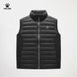 Kelme Down Running Vest Men's Winter Edition Stand Up Collar Lightweight Fitness Shoulder Sports Coat Windproof And Warm Vest AllFourSports