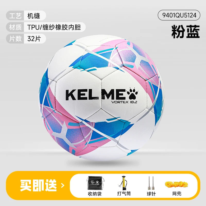KELME Professional Football Soccer Ball TPU Size 4 Size 5 Red Black Goal Team Match Training Balls Machine Sewing Futbol Voetbal AllFourSports