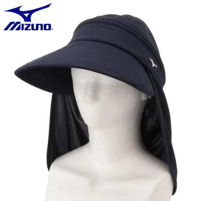 Mizuno Womens Golf Hat Large Brim Breathable Sun Hat Anti UV Sports Cap Professional Golf Hat for Training Outdoor Activity AllFourSports