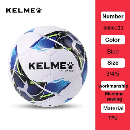 KELME Professional Football Soccer Ball TPU Size 3 Size 4 Size 5 Red Green Goal Team Match Training Balls Machine Sewing 9886130 AllFourSports