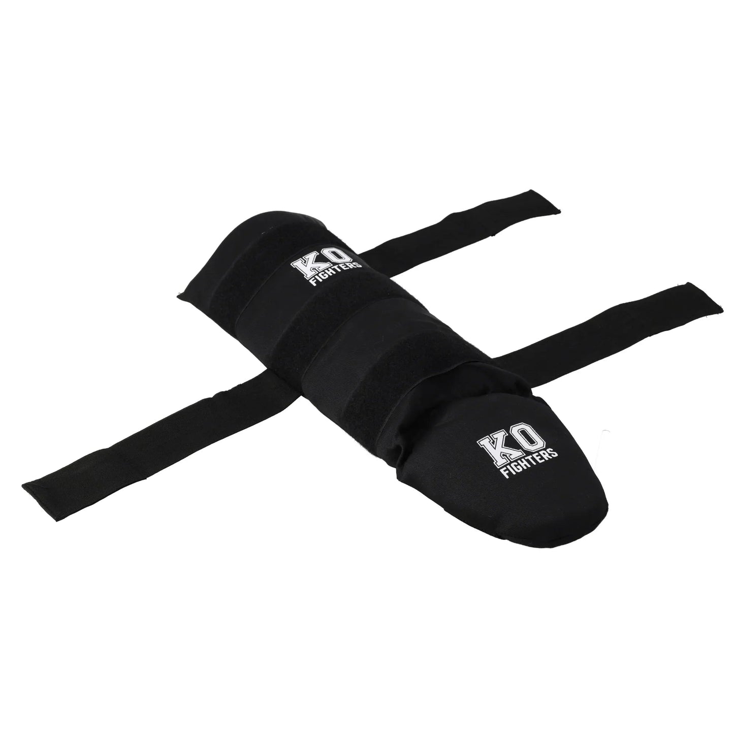 Scheenbeschermers Katoen Zwart KO Fighters