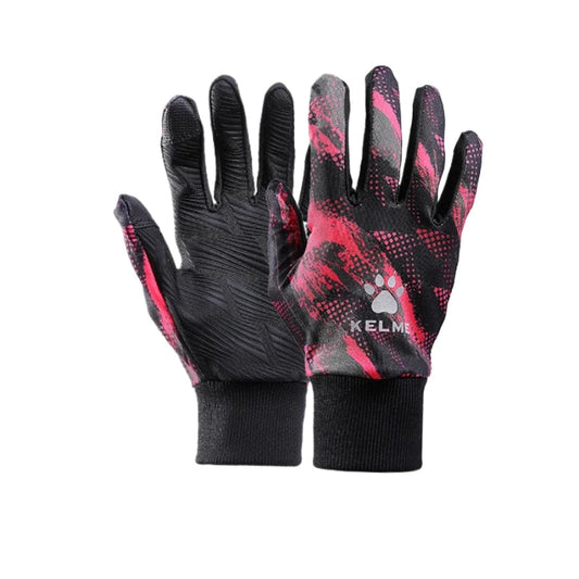 Kelme Camping Climbing Gloves Warm Winter Plus Velvet Cycling Gloves Football Training Touch Screen Cold Protection Gloves AllFourSports