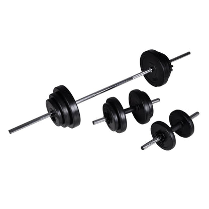 Barbell- En Dumbbellset 30,5 Kg