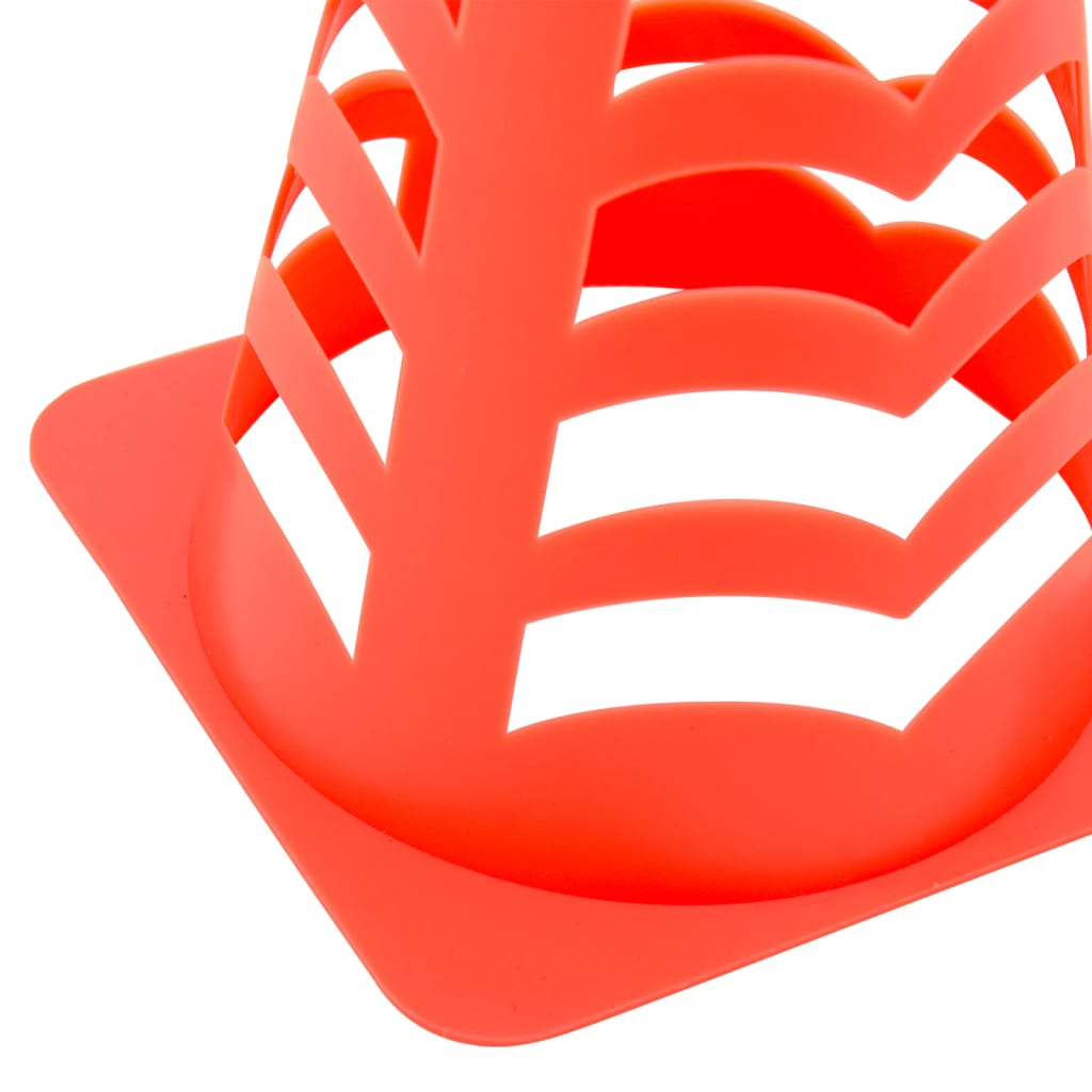 Voetbalpionnen 6 St Stapelbaar 13X13X22,5 Cm Oranje