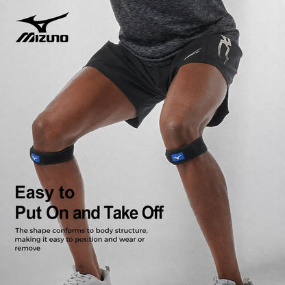 Mizuno Patella Knee Strap Adjustable Patella Knee Strap Shockproof Knee Support Brace for Daily Sports Running Basketball AllFourSports