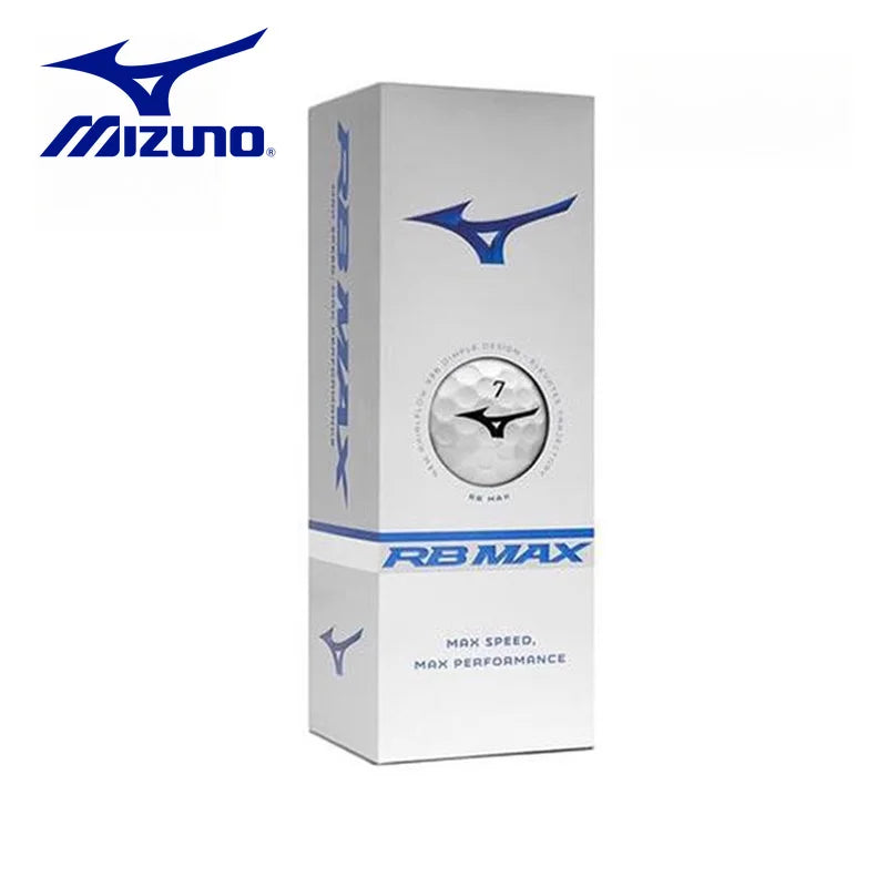 Mizuno RB MAX 3-Piece Golf Balls Professional Long Distance Soft Feel Practice Balls High Speed Golfing Accessories Set AllFourSports