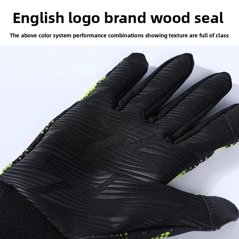 Kelme Camping Climbing Gloves Warm Winter Plus Velvet Cycling Gloves Football Training Touch Screen Cold Protection Gloves AllFourSports