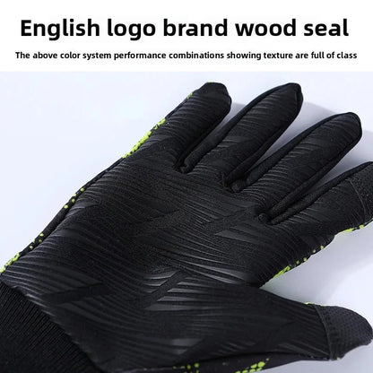 Kelme Camping Climbing Gloves Warm Winter Plus Velvet Cycling Gloves Football Training Touch Screen Cold Protection Gloves AllFourSports
