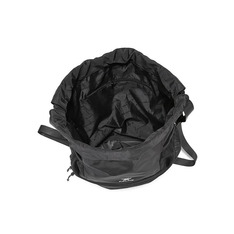 KELME Portable Drawstring Basketball Backpack Mesh Bag Football Soccer Volleyball Ball Storage Bags Outdoor Sports Traveling AllFourSports