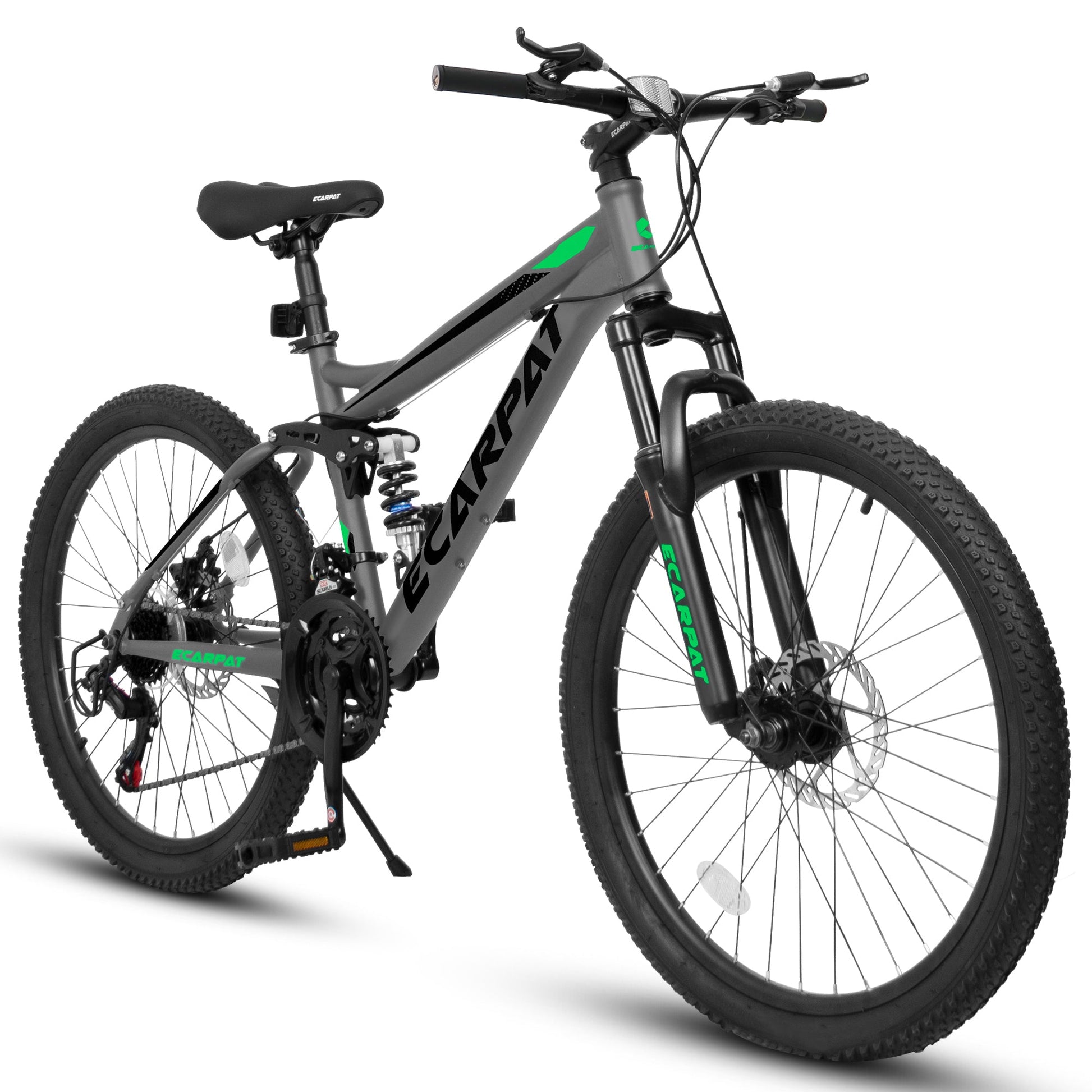Ecarpat Mountainbike 26 inch - Carbon Staal met Voor- en Achtervering eprolo