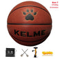 KELME Man Basketball PU Materia Team Sports Match Training Basketball Indoor and Outdoor Wear-resistant High Quality Ball size 7 AllFourSports
