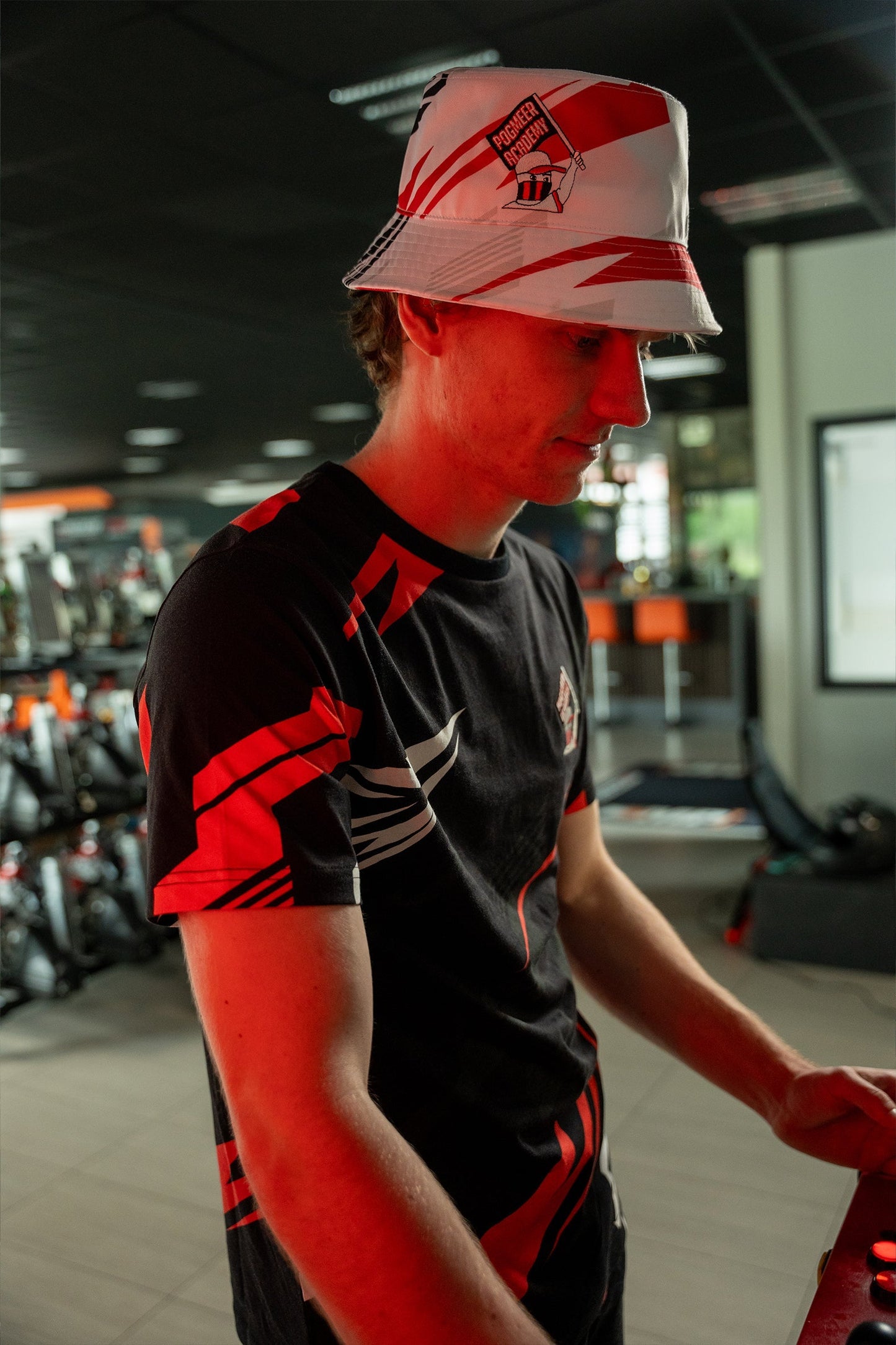 Bucket Hat - INDICATOR - White Jarno Opmeer Store