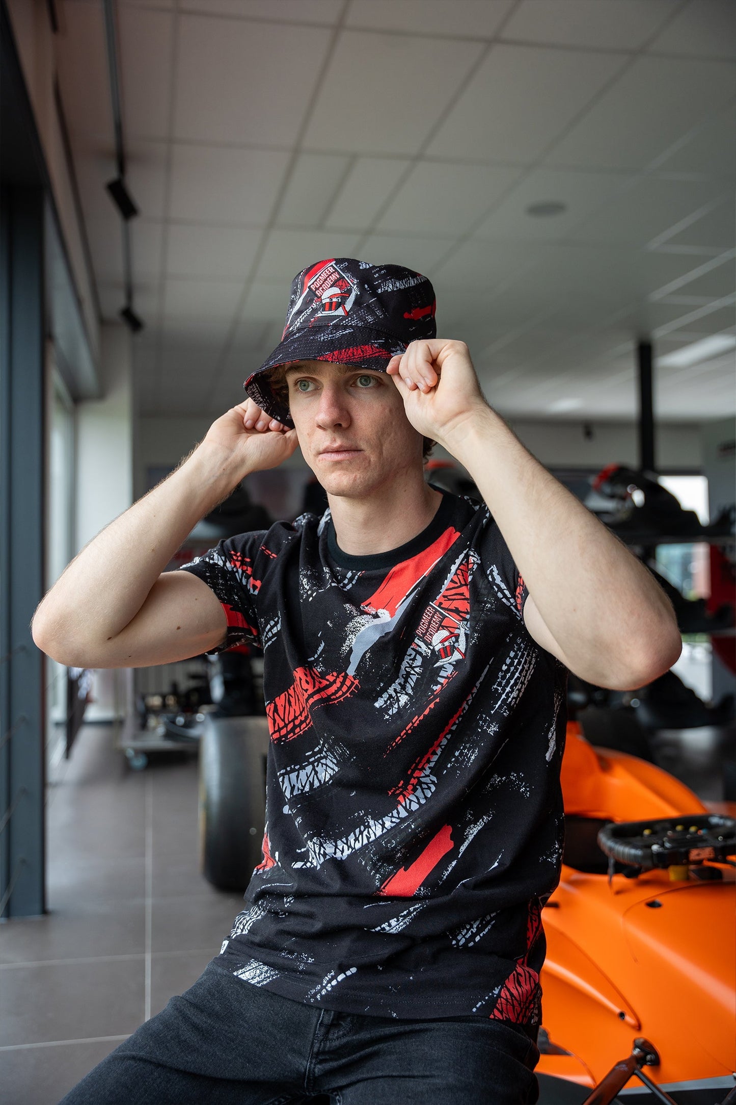 Bucket Hat - TRACKS - Black Jarno Opmeer Store