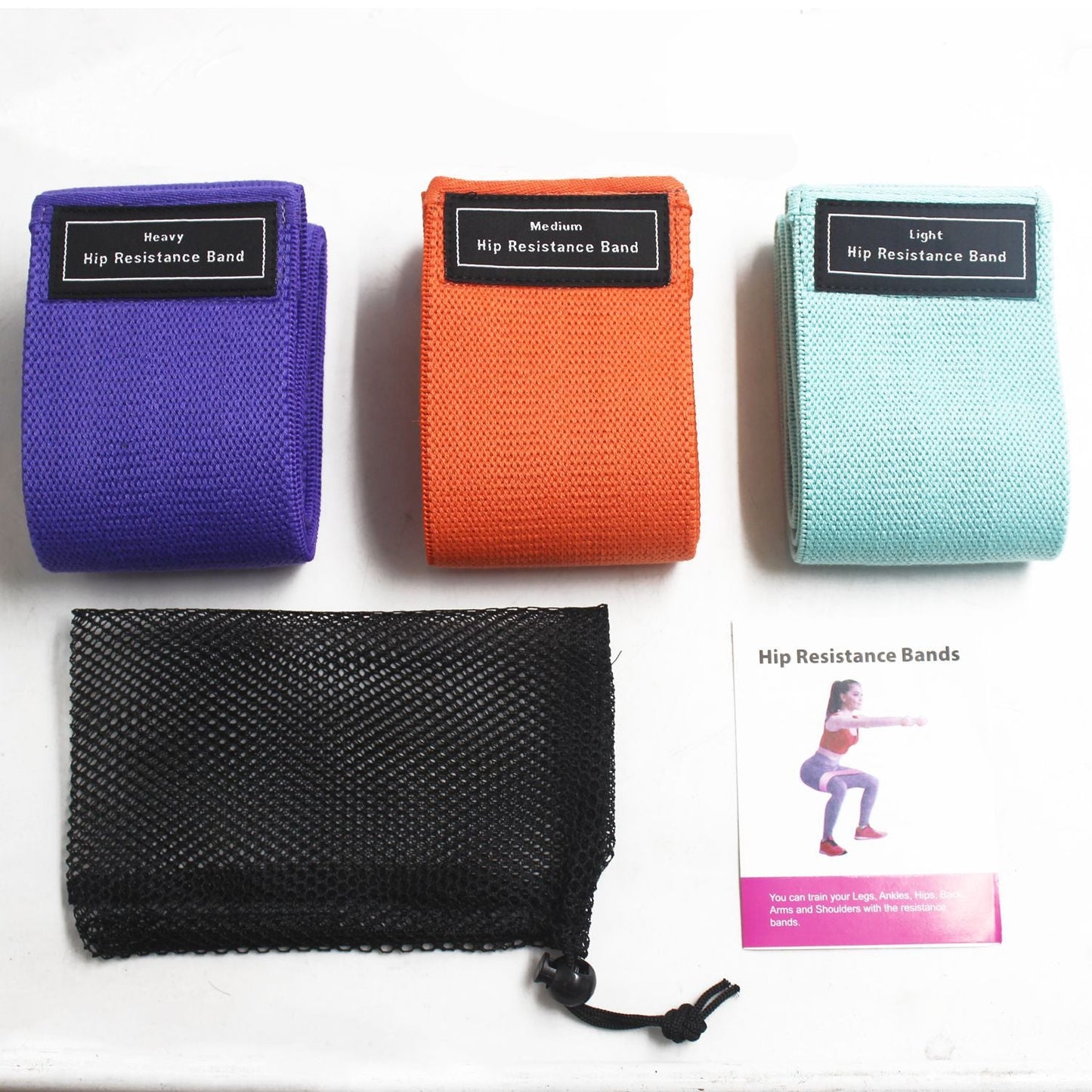 Body shaping squat hip circle yoga fitness tension belt resistance belt stretch belt eprolo