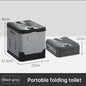 Draagbaar opvouwbaar toilet eprolo