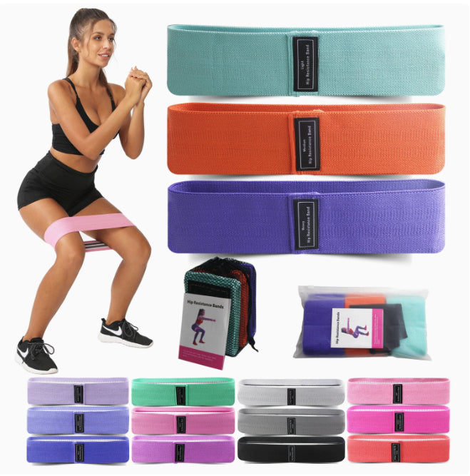 Body shaping squat hip circle yoga fitness tension belt resistance belt stretch belt eprolo