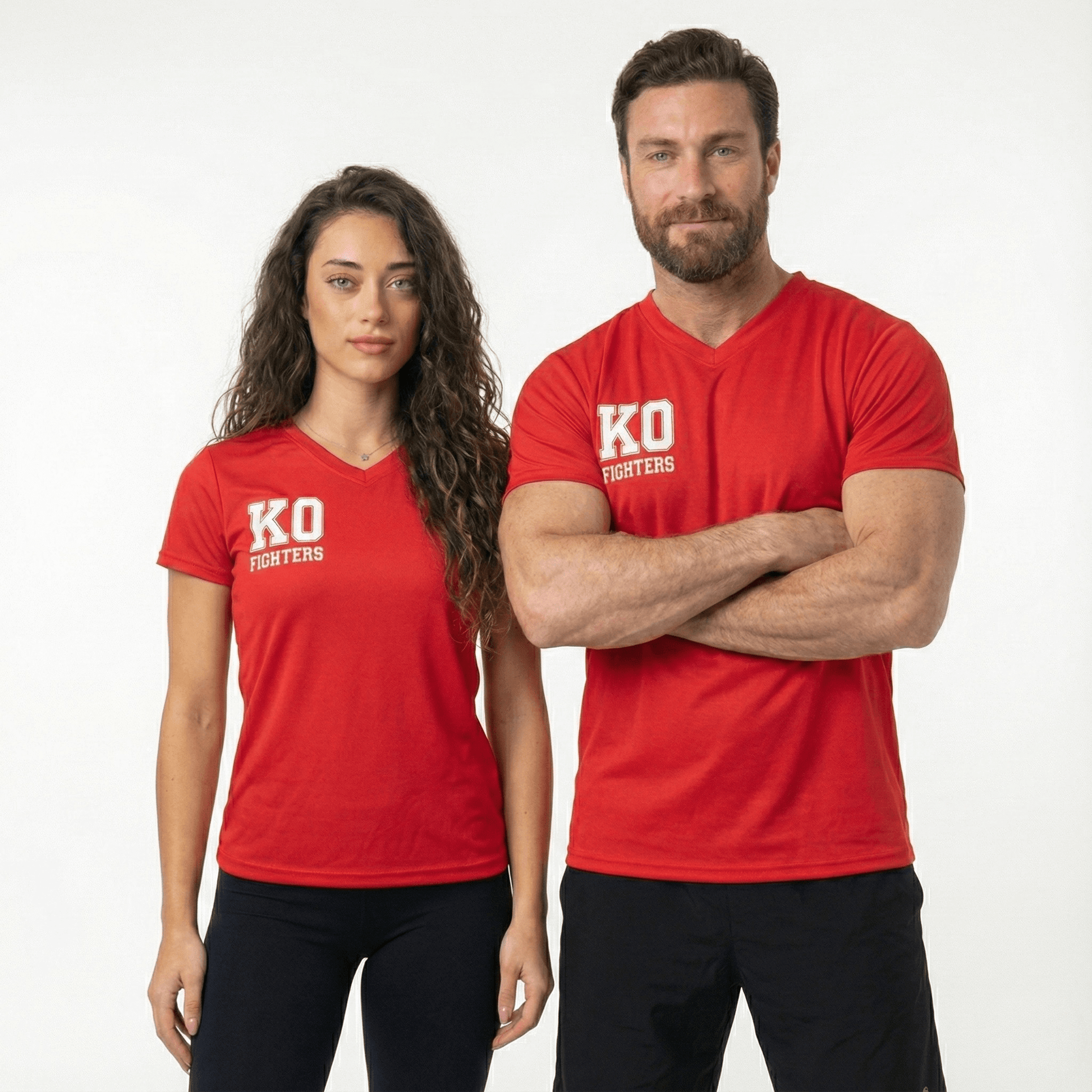 T-Shirt Rood KO Fighters