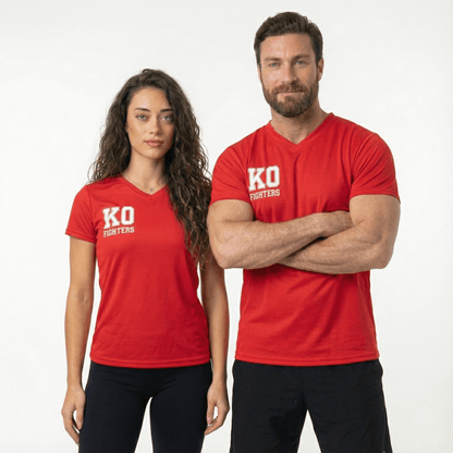 T-Shirt Rood KO Fighters