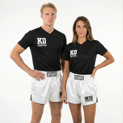 Classic Muay Thai Shorts Wit KO Fighters