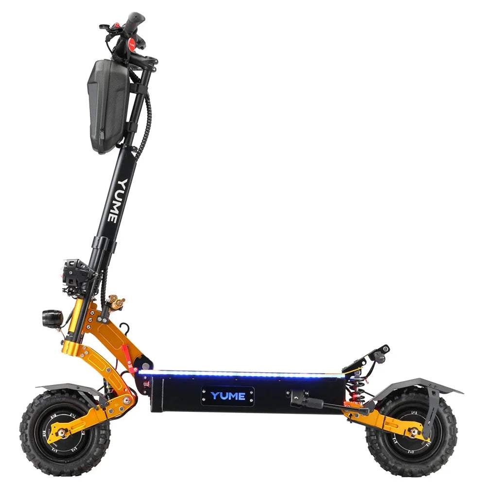 For YUME 60v X11+ Dual Motor Electric Scooter 11 Inch Big Wheel 250W Motor Foldable Kick Scooter New Road Electric Vehicle AllFourSports